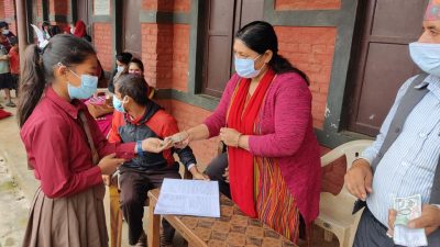 उपाध्यक्ष शैक्षिक छात्रवृति कार्यक्रम”ले समेट्यो तारकेश्वरको ४११ जना बिद्यार्थीहरु लाई