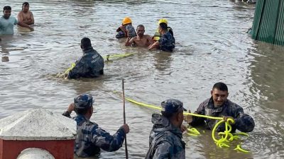 जलमग्न काठमाडौँ : बल्खु पुलमुनी पुरुषको शव फेला